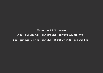 80 Random Moving Rectagles