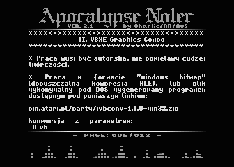 Apocalypse Noter: Derenegeracja - rulezy