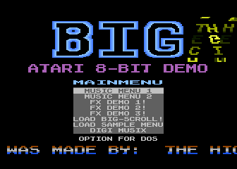 Big Atari 8-bit Demo