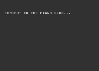 Tonight in the Piano Club...
