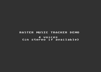 Raster Music Tracker Demo
