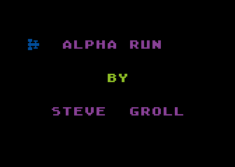 Alpha Run