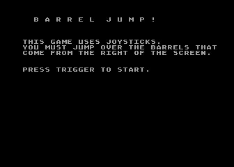 Barrel Jump!