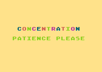 Concentration