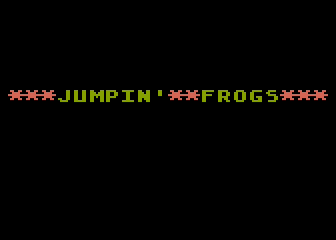 Jumpin' Frogs