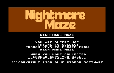Nightmare Maze