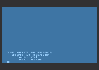 Nutty Professor, The