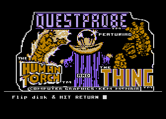 Questprobe: The Human Torch and The Thing