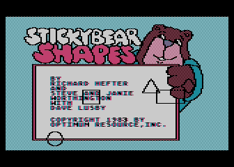 Stickybear Shapes