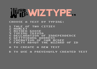 Wizard of ID's Wiztype