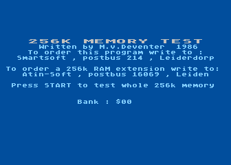 256K Memory Test
