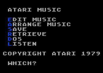 Atari Music Composer
