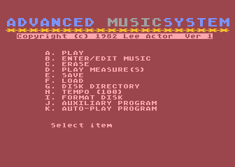 Advanced Music System