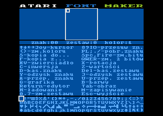 Atari Font Maker