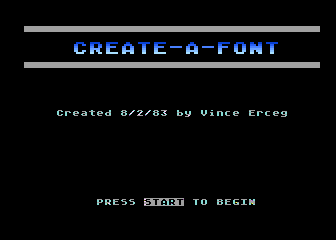Create-A-Font