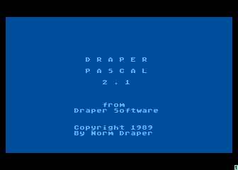 Draper Pascal 2.1