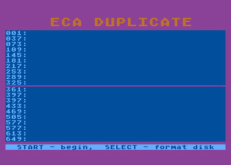 ECA Duplicate