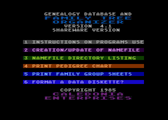 Genealogy Database And Family Tree Organizer 