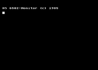 HS 6502-Monitor