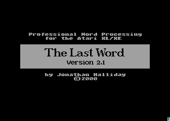 Last Word v2.1, The