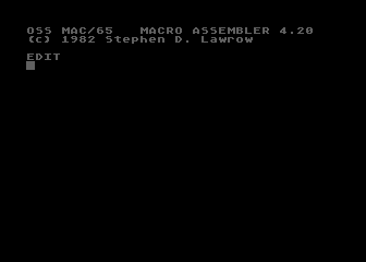 MAC/65 Macro Assembler 4.20