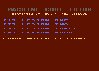 Machine Code Tutor