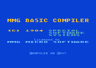 MMG BASIC Compiler 2.0