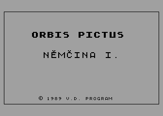 Orbis Pictus - Nemcina