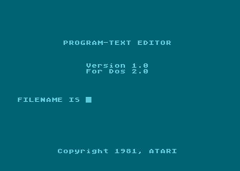 Program-Text Editor 1.0