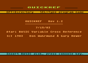 QuickRef 1.2