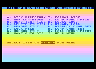 Rainbow DOS 2.5