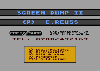Screen Dump II
