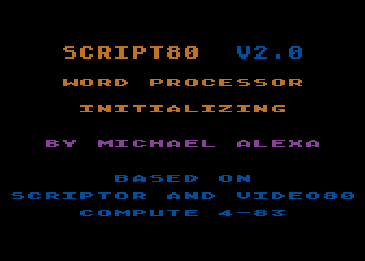 Script80 v2.0