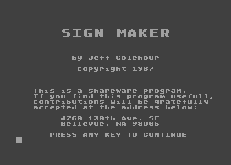 Sign Maker