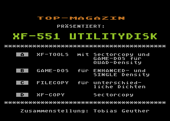XF-551 Utility Disk