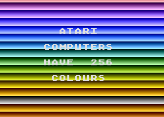 Atari Graphics Demonstrations