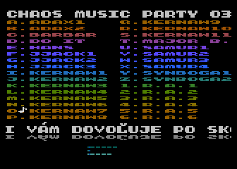 Chaos Music Party 03
