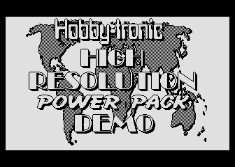 High Resolution Power Pack Demo