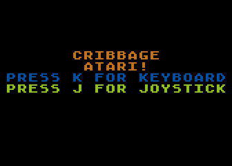 Cribbage Atari!