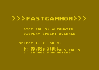 Fastgammon