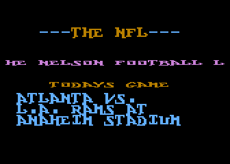 NFL: Nelson Football League, The