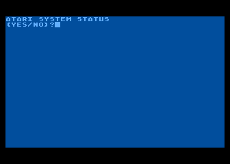 Atari System Status