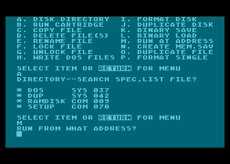 Atari DOS II Version 2.5